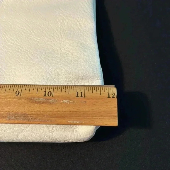 White Leather Handbag (NWOT) - Picture 8 of 11